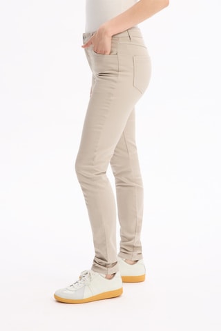 Pantalon slim - Beige 