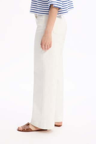 Pantalon large - Blanc