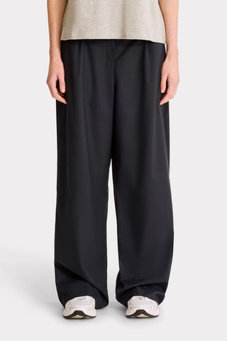 Pantalon large - Bleu marine 