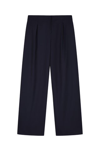 Pantalon large - Bleu marine 