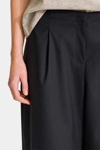 Pantalon large - Bleu marine 