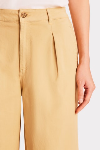 Pantalon large - Beige