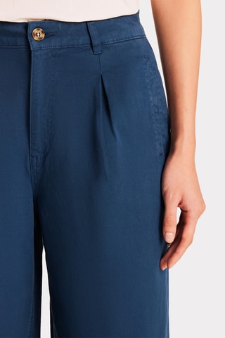 Pantalon large - Bleu marine