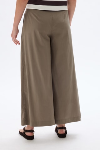 Pantalon large - Gris