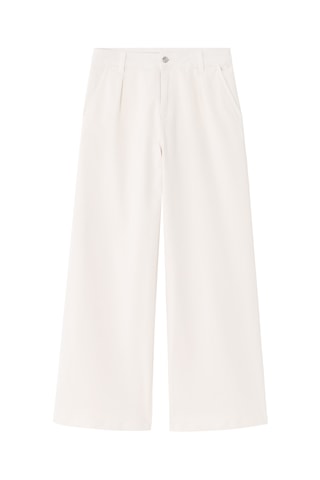 Jean large - Blanc