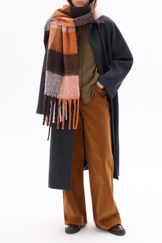 Pantalon large en velours - Camel