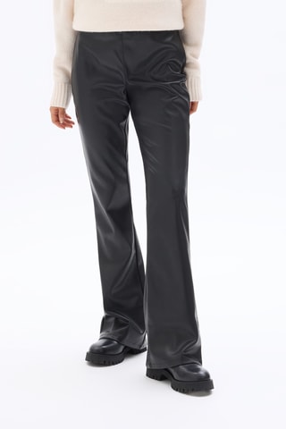 Pantalon flare taille haute - Noir