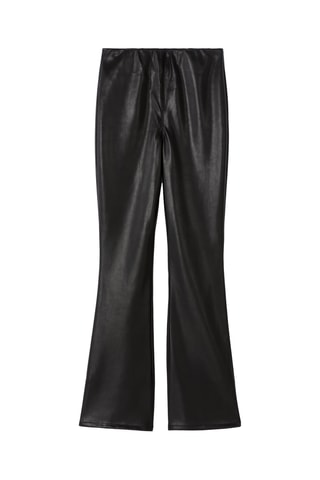 Pantalon flare taille haute - Noir