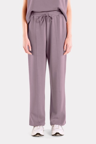 Pantalon large taille haute - Violet