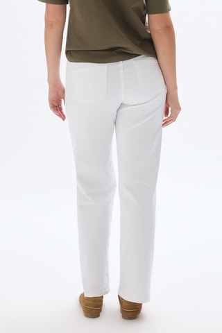 Jean large taille haute - Ecru