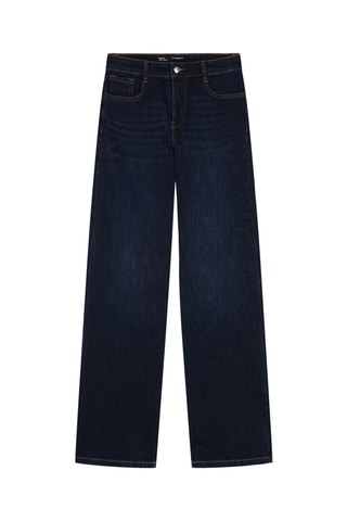 Jean taille haute - Bleu foncé