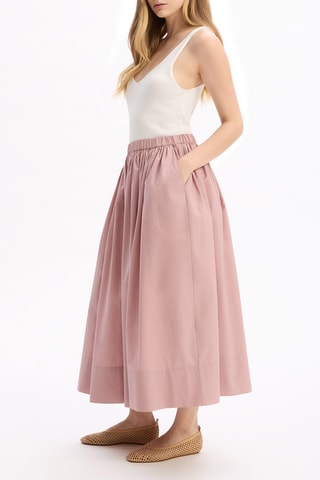 Jupe midi - Rose