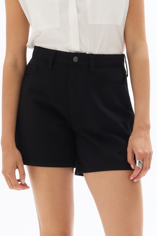 Short taille haute - Noir
