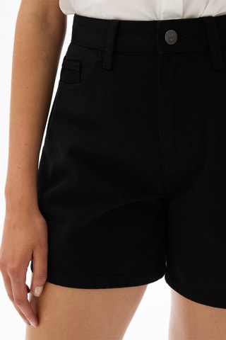Short taille haute - Noir