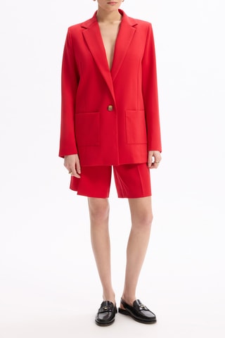 Bermuda droit - Rouge