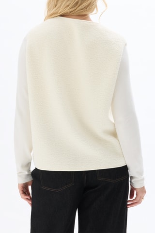 Veste sans manches - Ecru