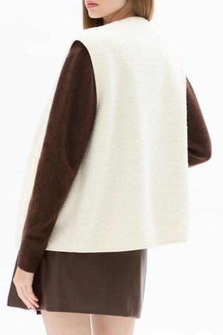 Veste sans manches - Ecru
