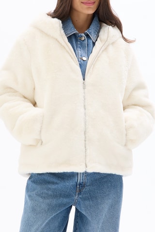 Veste à capuche - Ecru