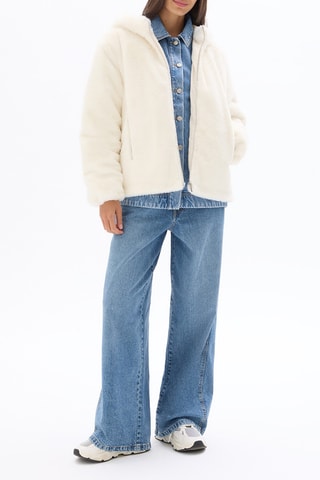 Veste à capuche - Ecru