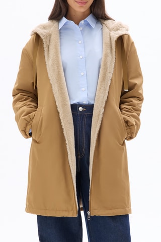Parka à capuche - Camel