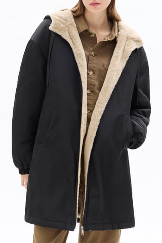 Parka à capuche - Noir