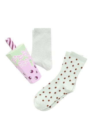 2 paires de chaussettes - Vert d’eau