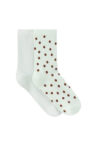 2 paires de chaussettes - Vert d’eau