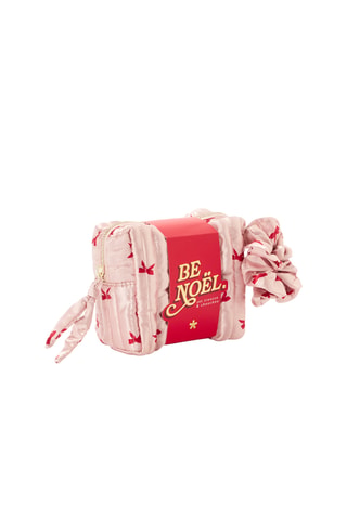 Trousse de toilette et chouchou - Rose