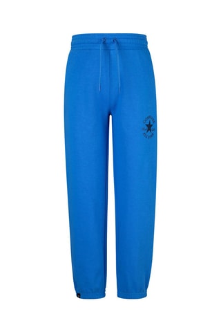 Pantalon en coton biologique   - Noir et bleu