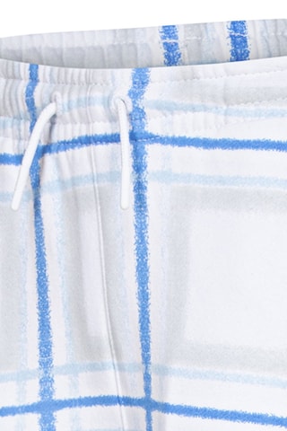 Pantalon molletonné - Blanc, bleu et gris