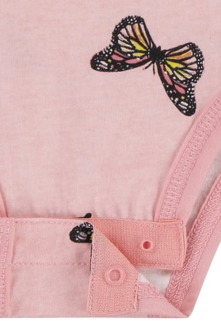 Body et robe-salopette en velours - Rose