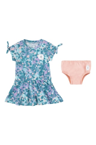 Robe et culotte - Ciel et corail