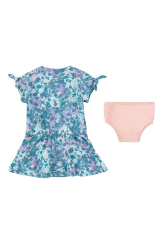 Robe et culotte - Ciel et corail