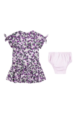 Robe et culotte - Blanc et rose