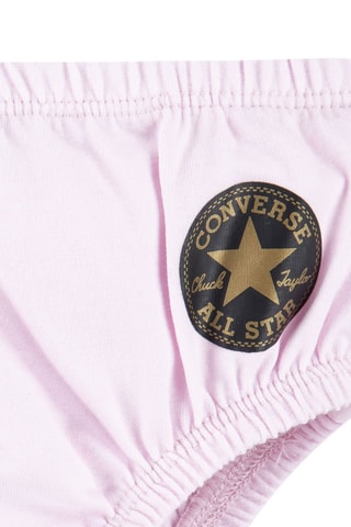 Robe et culotte - Blanc et rose