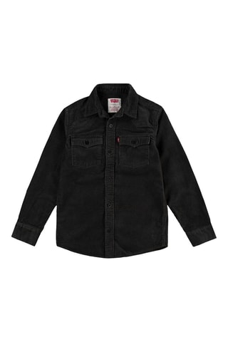 Chemise en velours - Noir