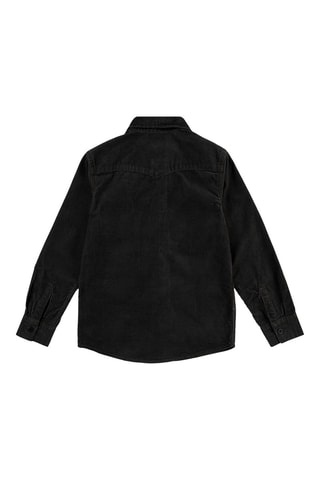 Chemise en velours - Noir