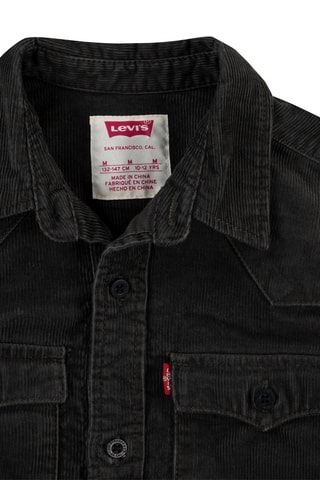 Chemise en velours - Noir