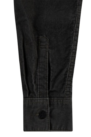 Chemise en velours - Noir