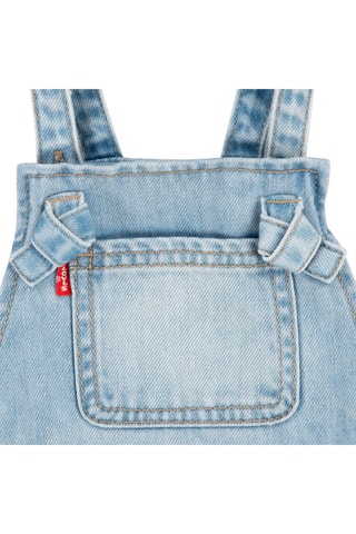 Salopette-short en jean - Bleu