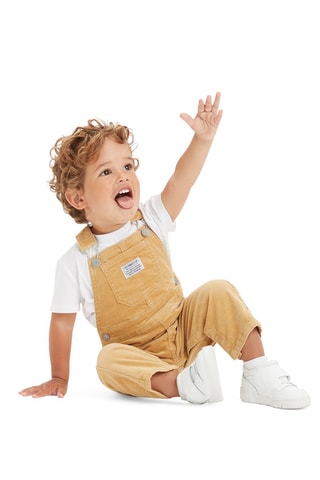 Salopette en velours - Marron