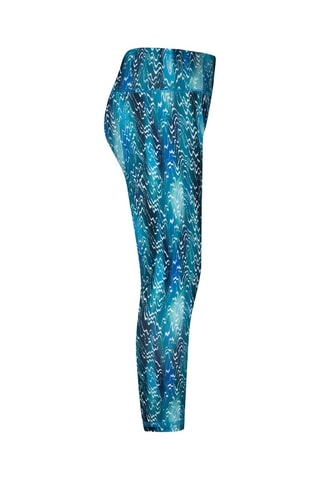 Legging - Blanc, noir et bleu