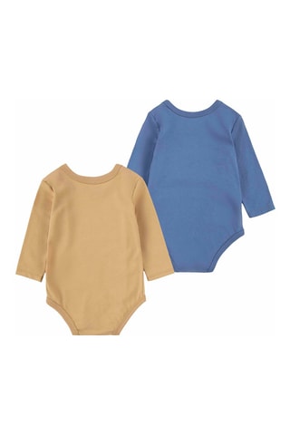 2 bodys - Bleu et marron