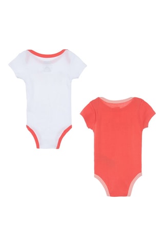 2 bodys - Blanc et rose