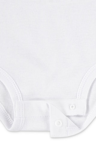 3 bodys - Gris foncé chiné et blanc - Nike