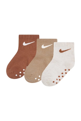 3 paires de socquettes - Marron - Nike