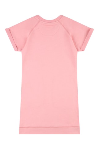 Robe t-shirt - Blanc, bleu et rose