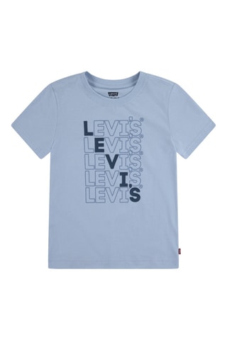 T-shirt en coton biologique - Bleu