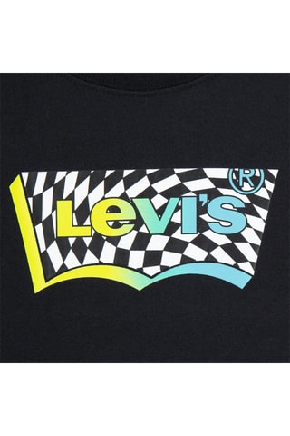 T-shirt - Blanc, noir, bleu et jaune