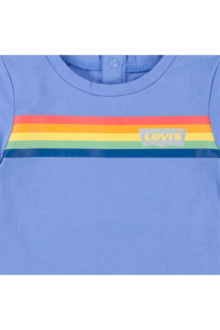 2 t-shirts - Blanc, bleu, jaune et rose